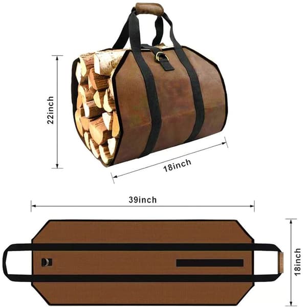 Takka Wood Carrier Wood Kantolaukku Vedenpitävä Puu Kantolaukku