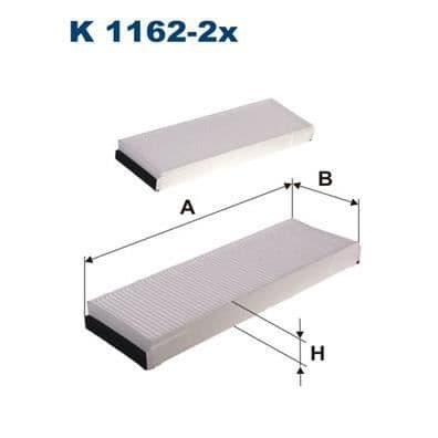 FILTRON Kabineluftfilter K1162-2X