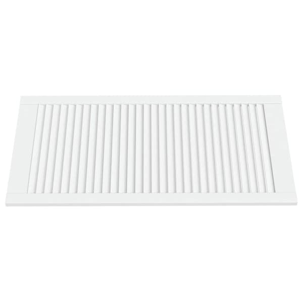 Kaapin ovet sälemuotoilu 2 kpl valk. 99,3x49,4 cm täysi mänty
