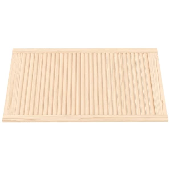 Kaapin ovet säleikkömuotoilu 4 kpl 99,3x59,4 cm täysi mänty