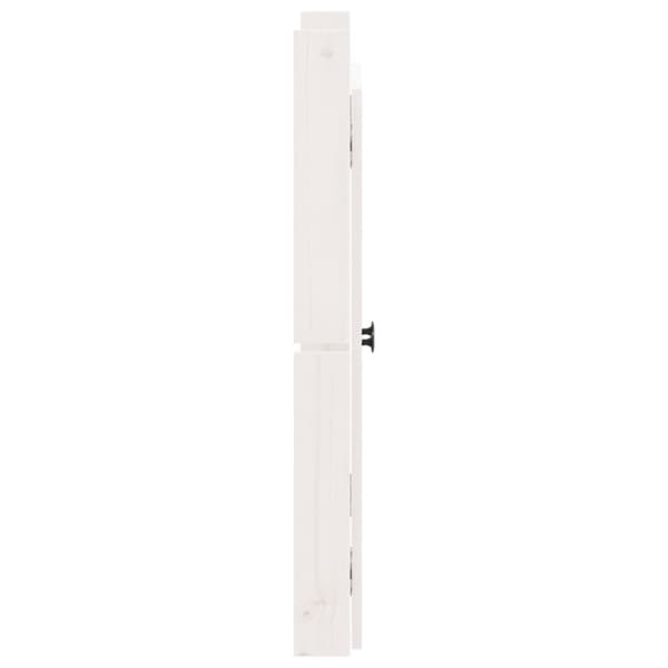 Ulkokeittiökaapin ovet 2 kpl valkoinen 50x9x82 cm täysi mänty