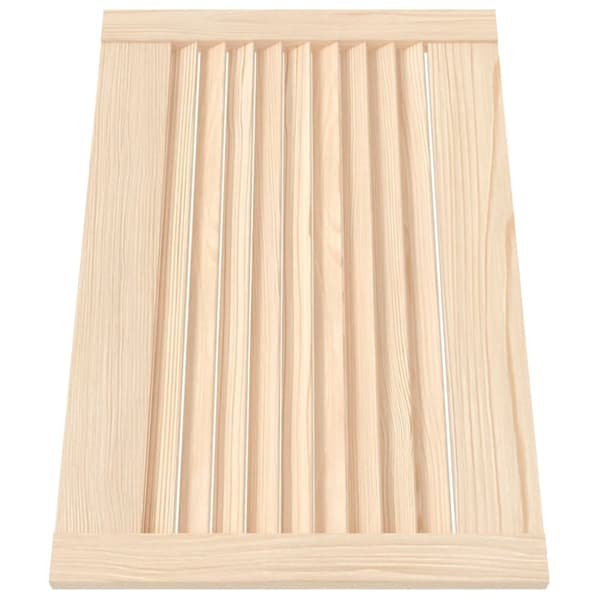 Kaapin ovet säleikkömuotoilu 4 kpl 39,5x59,4 cm täysi mänty
