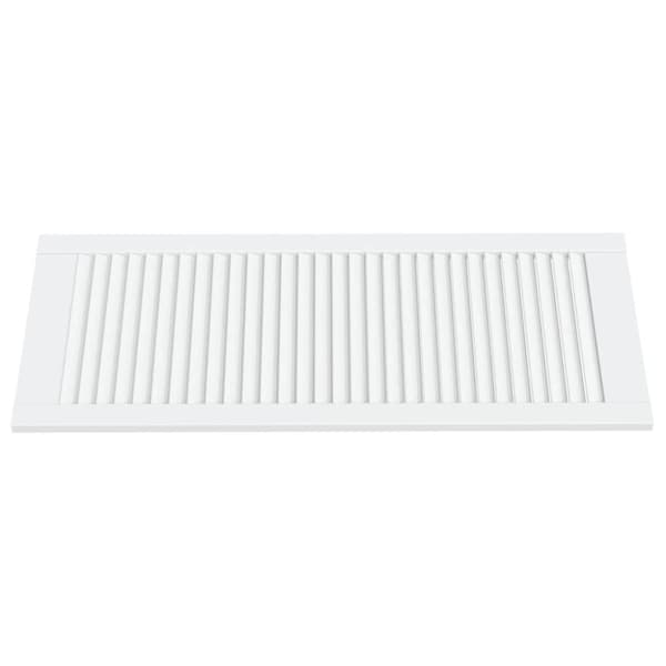 The Living Store Kaapin ovet sälemuotoilu 4 kpl valk. 99,3x39,4 cm täysi mänty - Kaapinovet