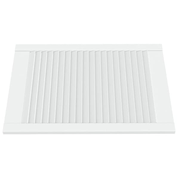 Skabsdøre - Living skabslåger 2 stk. 69x49,4 cm lameldesign massivt fyr hvid