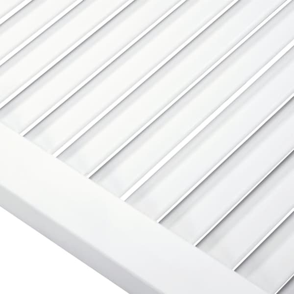 Skabsdøre - Living skabslåger 2 stk. 69x49,4 cm lameldesign massivt fyr hvid