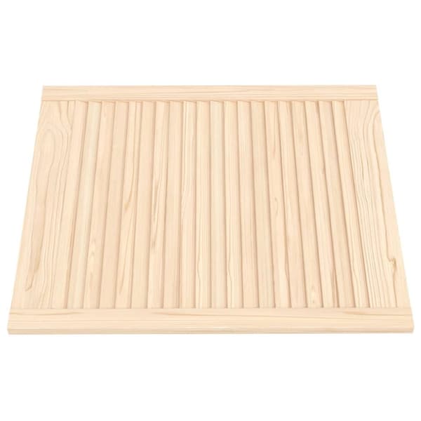 Kaapinovet - Living Kaapin ovet säleikkömuotoilu 4 kpl 69x59,4 cm täysi mänty