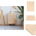Miniatyrbillede 1 af 7: Skabsdøre - Living skabslåge 69x49,4 cm lameldesign massivt fyrretræ