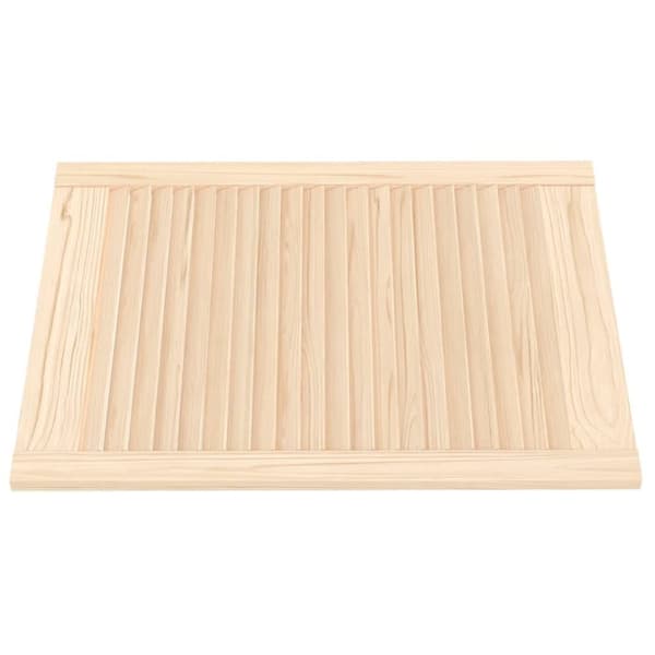 Skabsdøre - Living skabslåger 2 stk. 69x49,4 cm lameldesign massivt fyrretræ