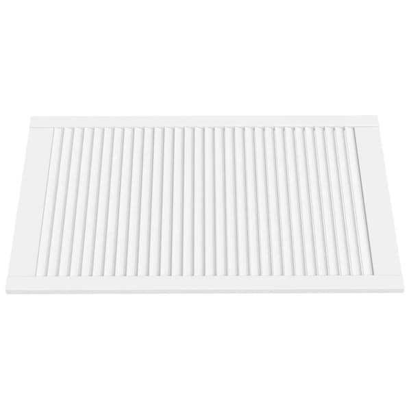 Skabsdøre - Living skabslåger 4 stk. 99,3x59,4 cm lameldesign massivt fyr hvid