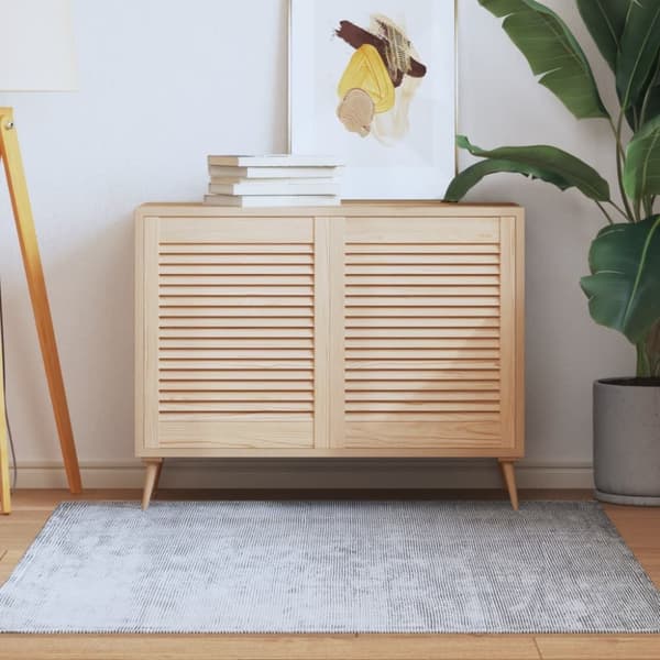 Skåpluckor lamelldesign 2 st 61,5x49,4 cm massiv furu