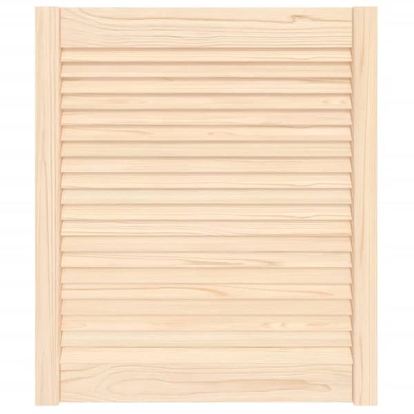 Skåplucka lamelldesign 69x59,4 cm massiv furu