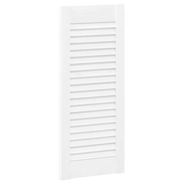 Skåpdörr lamell, design vit 69x29,5 cm