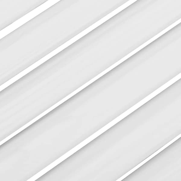 vidaXL skabslåge 69x29,5 cm lameldesign hvid