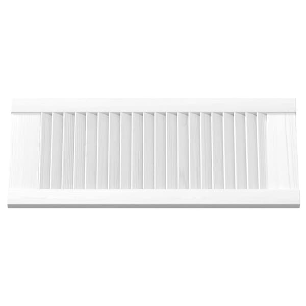 vidaXL Kaapin Ovet Säleikkö Design 2 kpl Valkoinen 61,5x29,5 cm