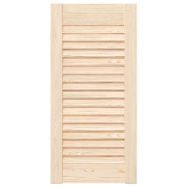 vidaXL Skåpsdörrar lamelldesign 4 st 61,5x29,5 cm massivt trä furu