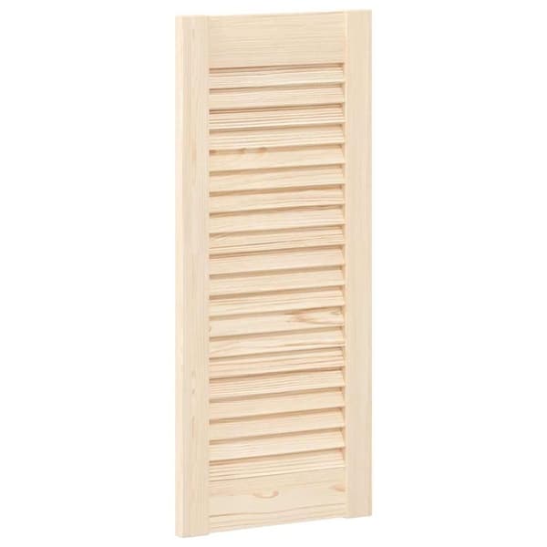 vidaXL Skåpsdörrar lamelldesign 2 st 69x29,5 cm massivt trä furu