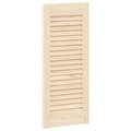 Miniatyrbild 5 av 11: vidaXL Skåpsdörrar lamelldesign 2 st 69x29,5 cm massivt trä furu