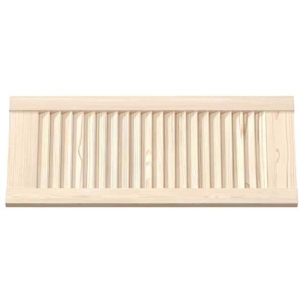 vidaXL Skåpsdörrar lamelldesign 2 st 69x29,5 cm massivt trä furu