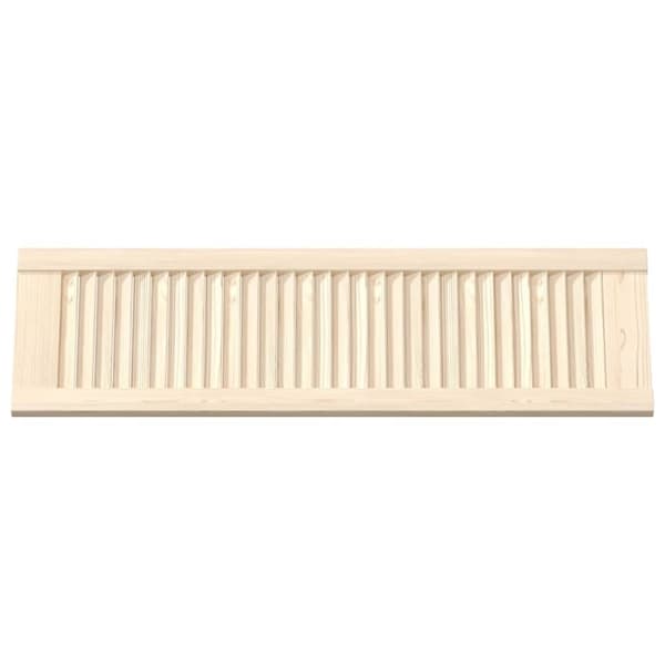 vidaXL skabslåger 4 stk. 99x29,5 cm lameldesign massivt fyrretræ