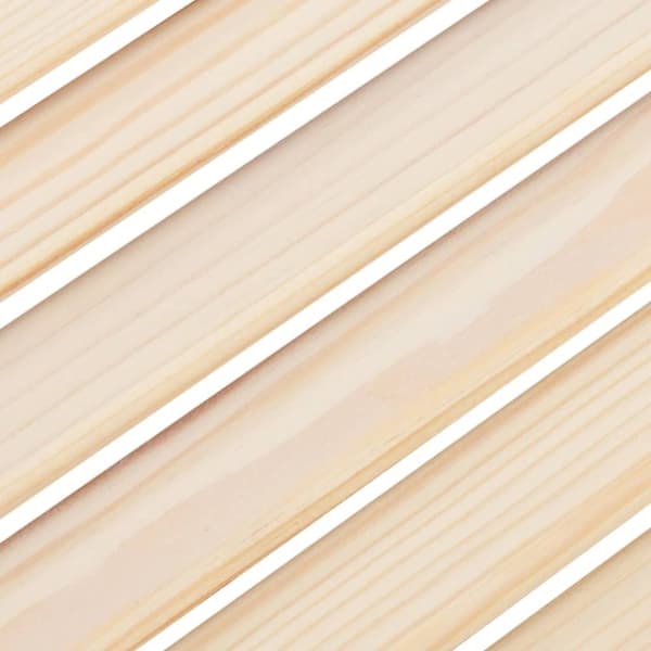 vidaXL skabslåger 4 stk. 99x29,5 cm lameldesign massivt fyrretræ