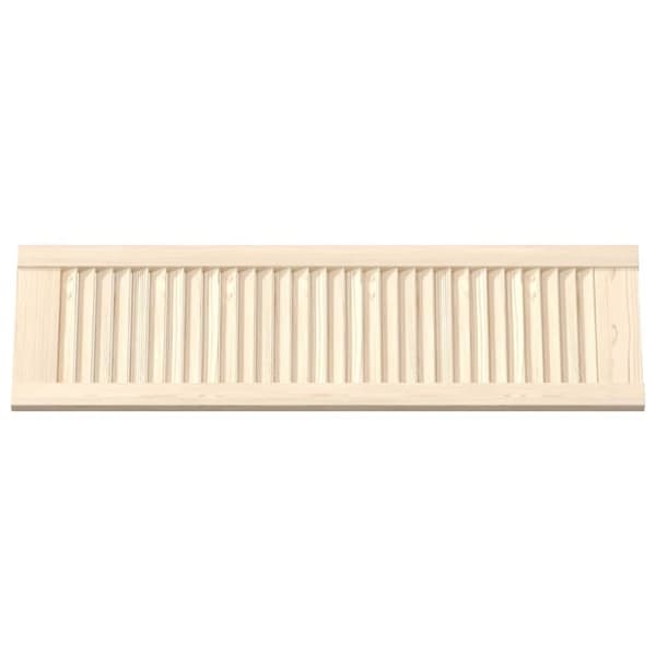 vidaXL Skåpdörr lamelldesign 99x29,5 cm massivt trä furu