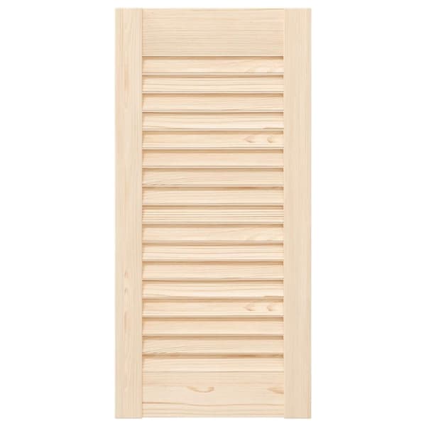 vidaXL Skåpdörr lamelldesign 61,5x29,5 cm massivt trä furu