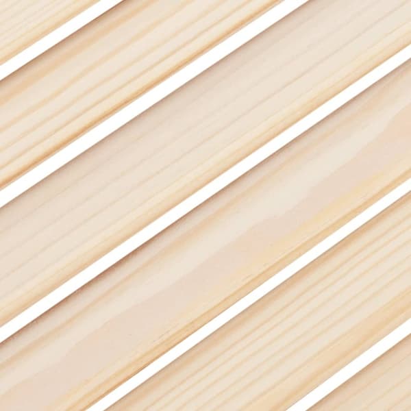 vidaXL Skåpdörr lamelldesign 61,5x29,5 cm massivt trä furu