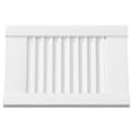 Miniatyrbillede 7 af 11: vidaXL skabslåger 4 stk. 39,5x29,5 cm lameldesign hvid