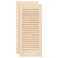 Pikkukuva 1 / 11: vidaXL Kaapin Ovet Säleikkö Design 2 kpl 69x29,5 cm massiivipuu mänty