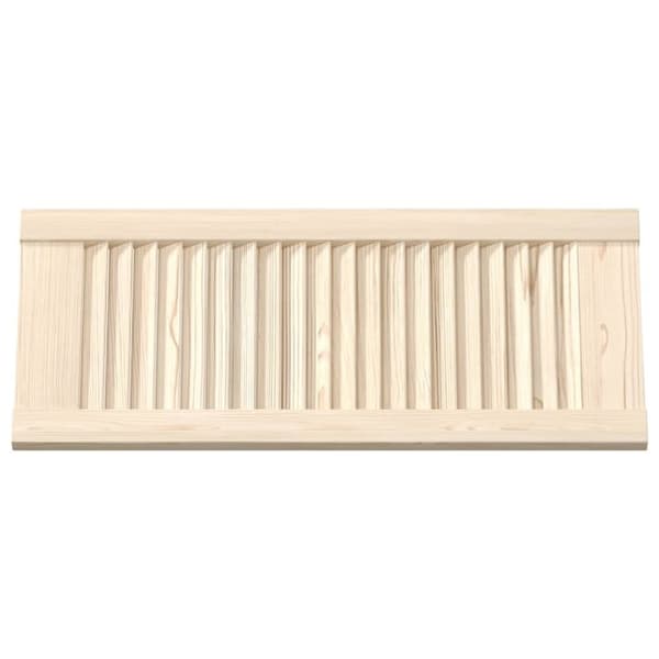 vidaXL Skåpsdörrar lamelldesign 4 st 69x29,5 cm massivt trä furu