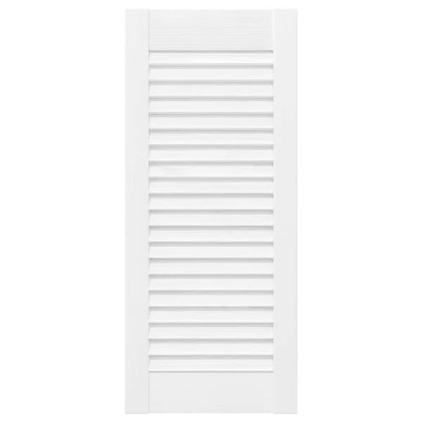 vidaXL Skåpdörr lamell, design vit 69x29,5 cm