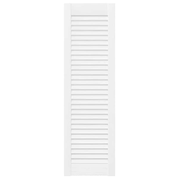 vidaXL Skåpsdörrar lamelldesign 2 st vit 99x29,5 cm