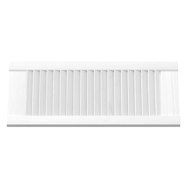 vidaXL skabslåger 4 stk. 69x29,5 cm lameldesign hvid