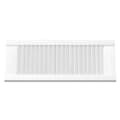 Miniatyrbillede 7 af 11: vidaXL skabslåger 2 stk. 69x29,5 cm lameldesign hvid