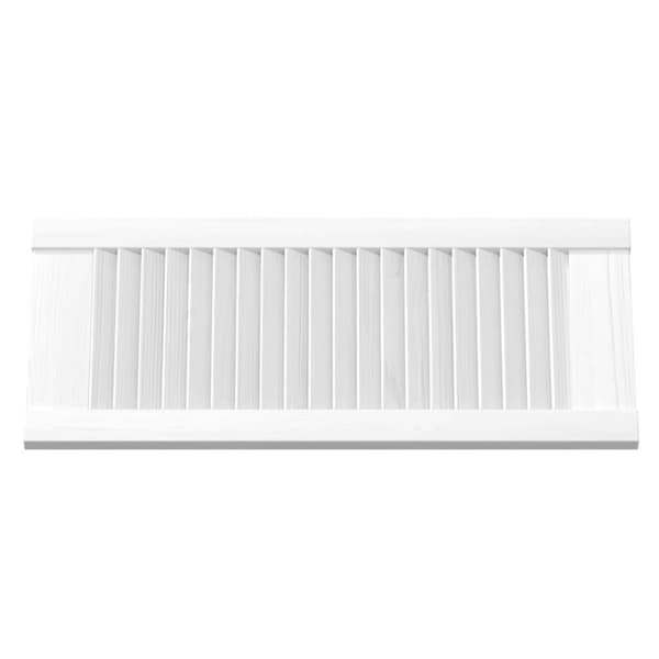 vidaXL skabslåger 2 stk. 69x29,5 cm lameldesign hvid