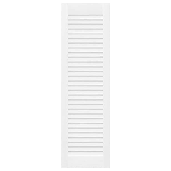 vidaXL Skåpdörr lamelldesign vit 99x29,5 cm