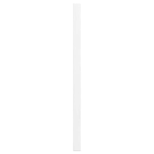 vidaXL Skåpsdörrar lamelldesign 4 st vit 39,5x29,5 cm