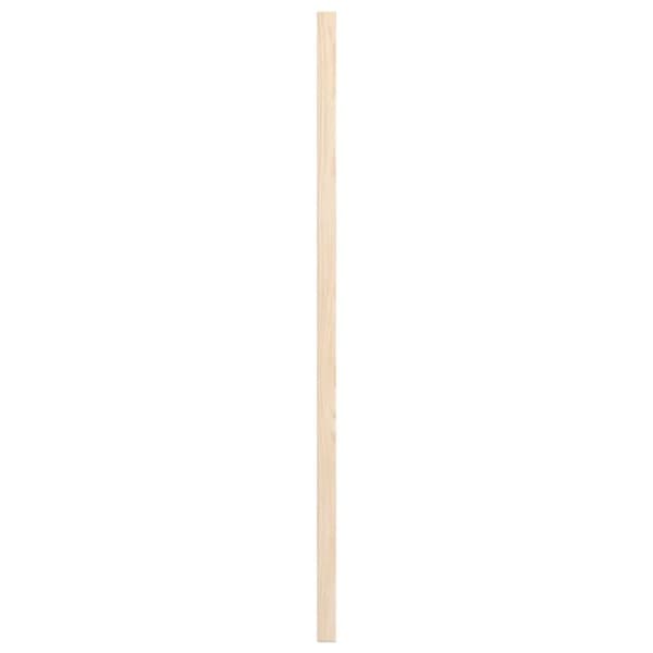 vidaXL skabslåge 69x29,5 cm lameldesign massivt fyrretræ