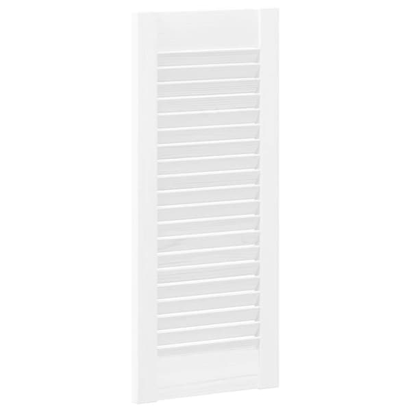 vidaXL skabslåge 61,5x29,5 cm lameldesign hvid