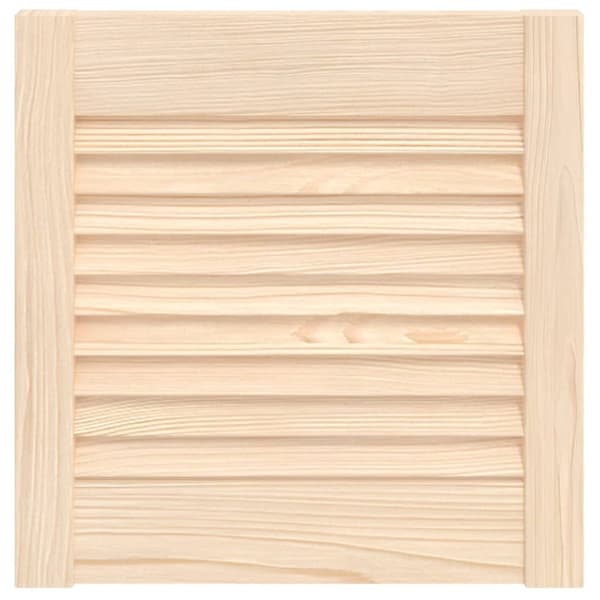 Skåplucka lamelldesign 39,5x39,4 cm massiv furu