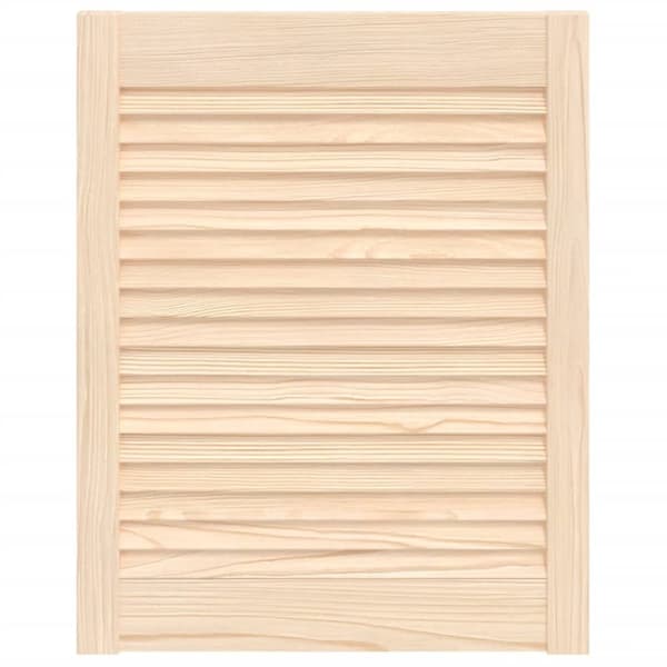 Skåplucka lamelldesign 61,5x49,4 cm massiv furu