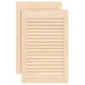 Miniatyrbild 2 av 2: Skåpluckor lamelldesign 2 st 61,5x39,4 cm massiv furu