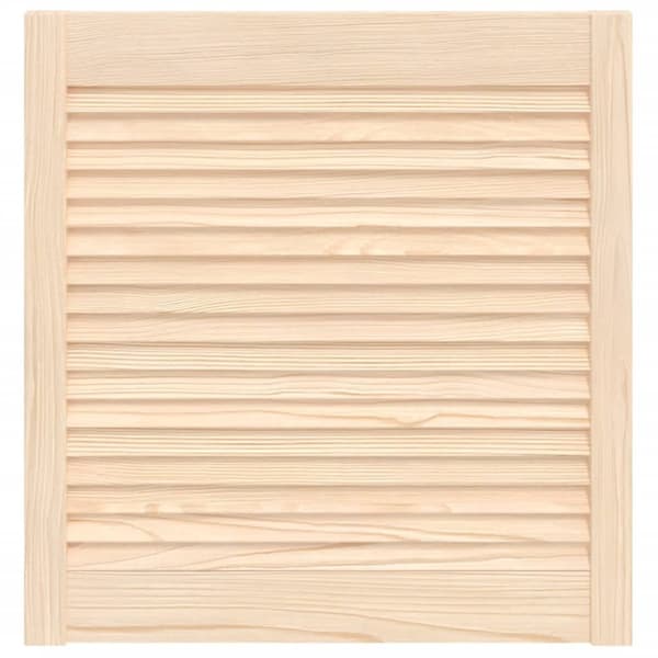 Skåplucka lamelldesign 61,5x59,4 cm massiv furu