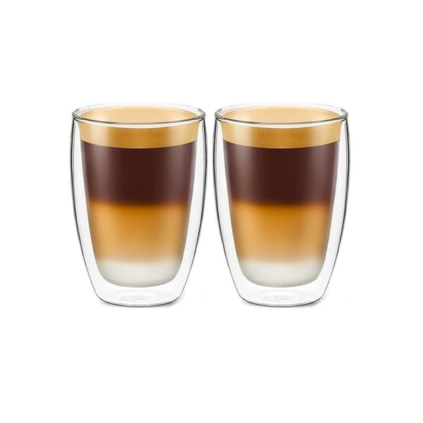 LIVIT Glas, Dubbelväggiga, Borosilikatglas, 300 ml, Set om 2