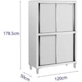 Miniatyrbild 5 av 5: Royal Catering Rostfritt skåp - 1200 x 500 x 1800 mm - Royal Catering
