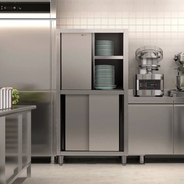 Royal Catering Rostfritt skåp - 1000 x 500 x 1800 mm - Royal Catering
