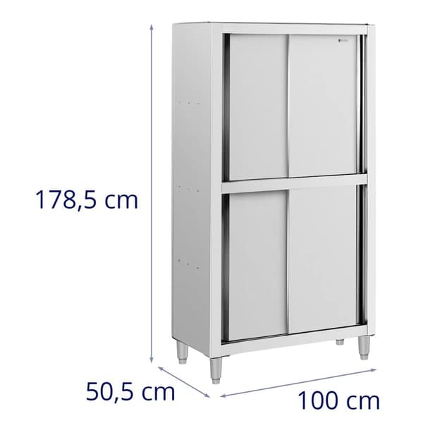 Royal Catering Rostfritt skåp - 1000 x 500 x 1800 mm - Royal Catering