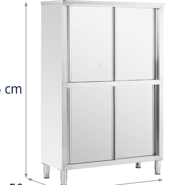Royal Catering Köksskåp i rostfritt stål - 120 cm