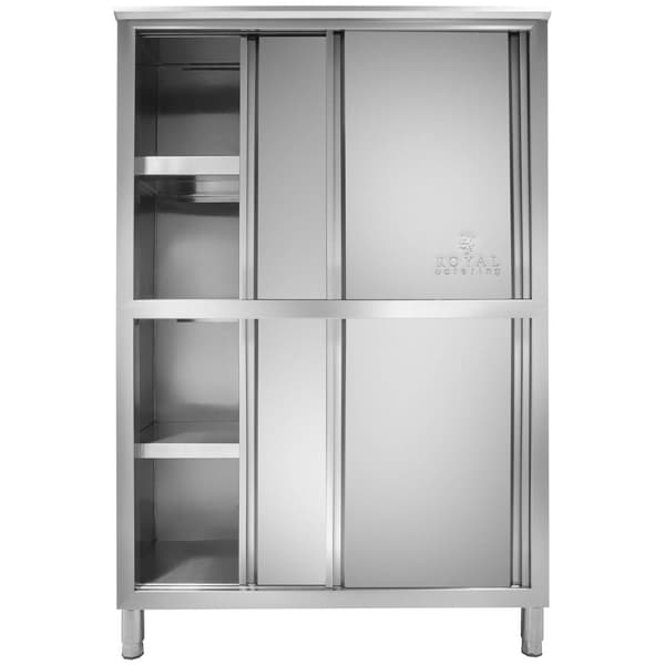 Royal Catering Köksskåp i rostfritt stål - 120 cm