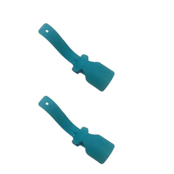 Hjälp att sätta på skorna - Lat sko hjälpare - Bärbar - Ergonomisk - Lätt att använda - Blå